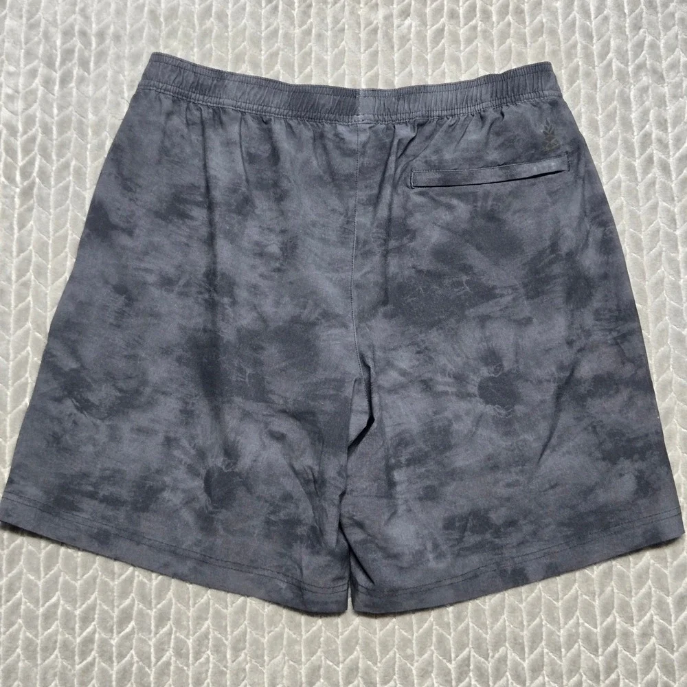 Chubbies Mens 7 Inch Everywear Shorts Grey Tie Dye Lined Size Large
